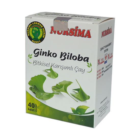 Nursima Ginko Biloba Bitkisel Karışımlı Çay 40 'lı Süzen Poşet